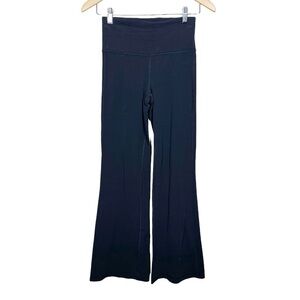 Athleta Womens Elation Black High Rise Flare Pants Size XS Athleisure Casual